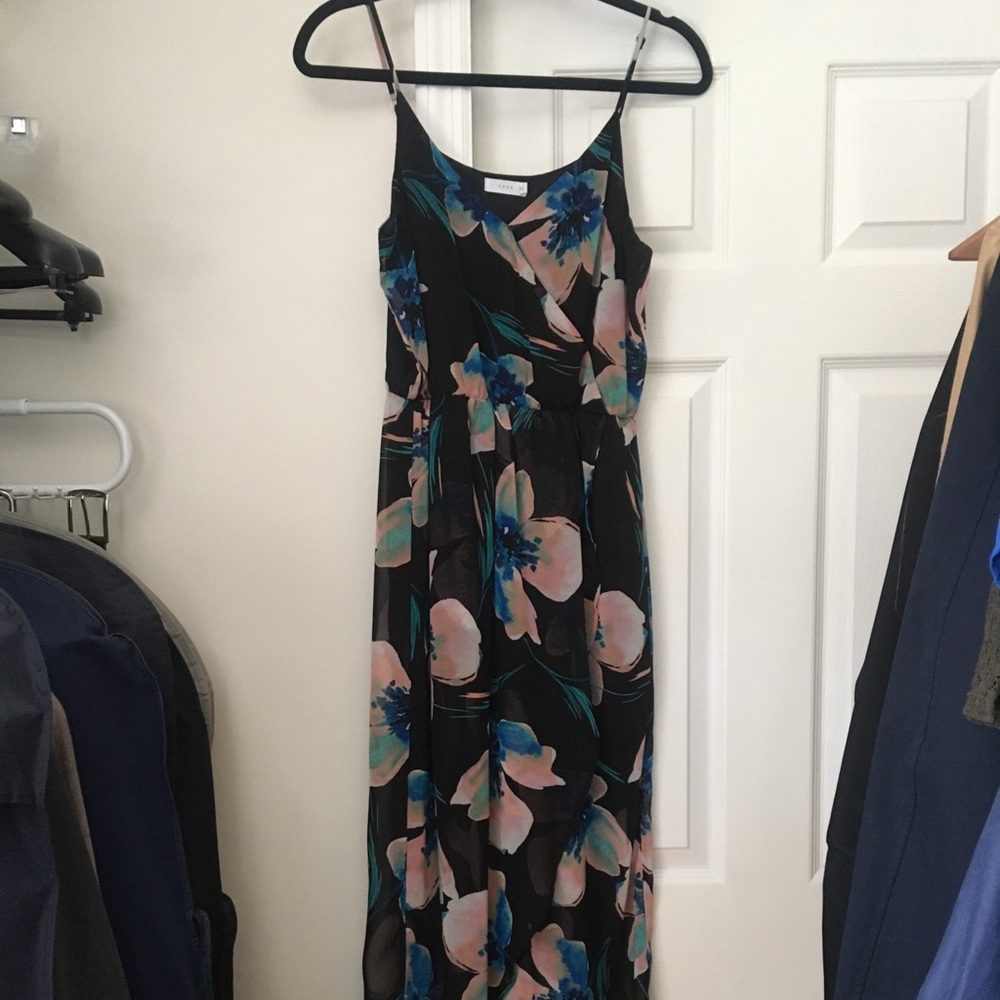 COPY - LUSH | High Low Hem Floral Dress